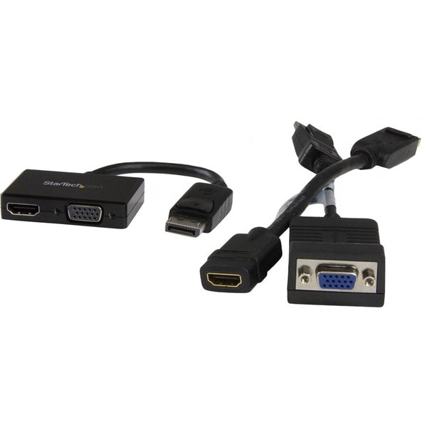 StarTech.com DisplayPort to HDMI or VGA Adapter - Travel DP A/V Converter, DP to HDMI or VGA Monitor Adapter – Image 8