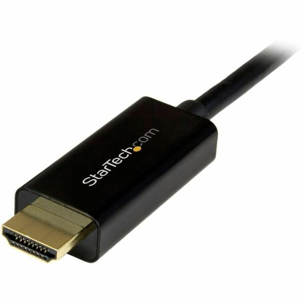 StarTech.com 6ft (2m) DisplayPort to HDMI Adapter Cable, 4K 30Hz, Passive DP 1,2 to HDMI Monitor Converter Cable – Image 9