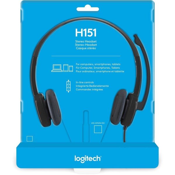 Logitech H151 Stereo Headset with Noise-Cancelling Mic - micro-casque – Image 9