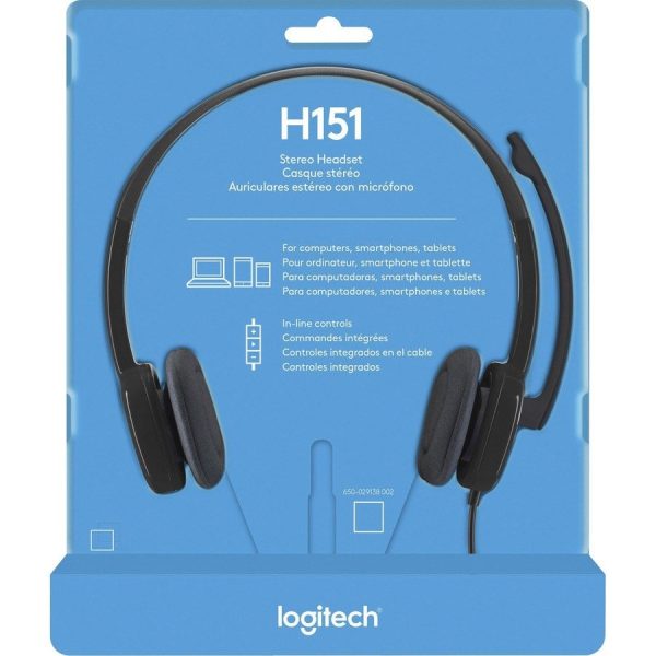 Logitech H151 Stereo Headset with Noise-Cancelling Mic - micro-casque – Image 13