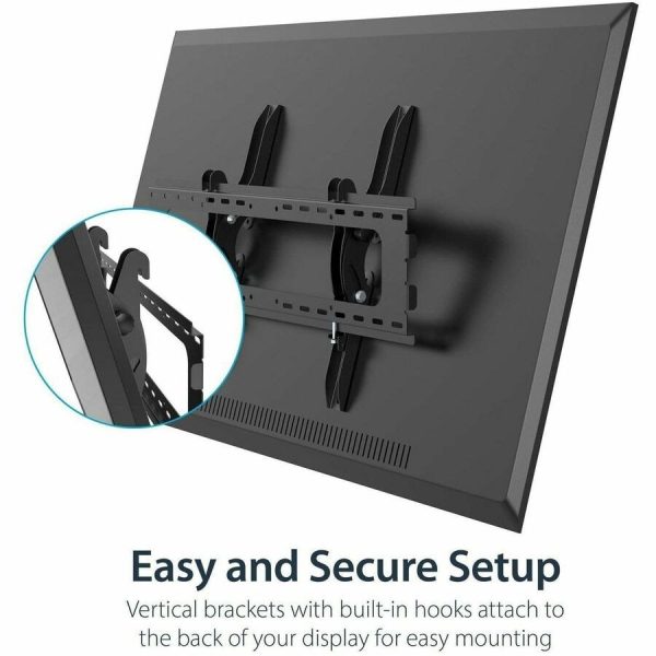 StarTech.com Flat Screen TV Wall Mount - Tilting - For 32 to 75 TV - Steel – Image 11