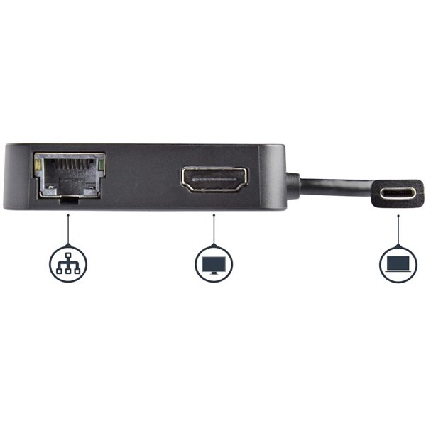 StarTech.com USB C Multiport Adapter - Portable TB3/USB Type-C Mini Dock 4K HDMI - GbE, USB 3.0 Hub – Image 6