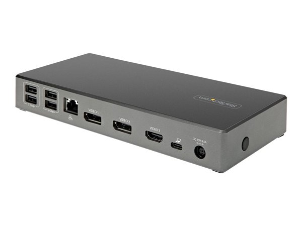 StarTech.com USB-C Dock - Triple 4K Monitor Docking Station - 2xDP/HDMI USB-C Dock, 100W PD - Docking Station – Image 6