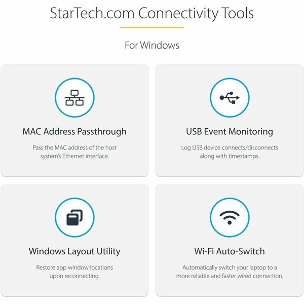 StarTech.com USB-C Dock - Triple 4K Monitor Docking Station - 2xDP/HDMI USB-C Dock, 100W PD - Docking Station – Image 15