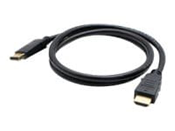 AddOn 6ft DisplayPort Male to HDMI Male Black Cable (Requires DP++) – Image 3