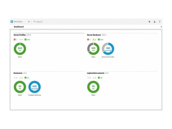 HPE OneView with iLO Advanced - licence + Assistance 24x7 pendant 3 ans - 1 serveur