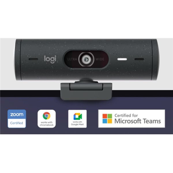 Logitech BRIO 500 Webcam - 4 Megapixel - 60 fps - Graphite - USB Type C – Image 4