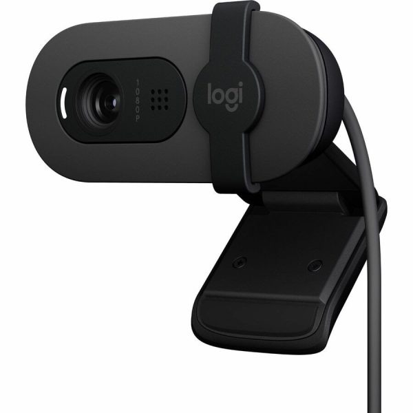 Logitech BRIO 100 Webcam - 2 Megapixel - 30 fps - Graphite - USB Type A – Image 3